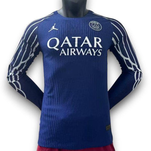 Camiseta Paris 2025-2026 Local Manga Larga – Versión Pro Player