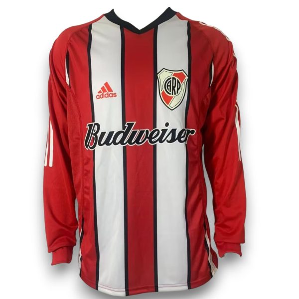 Camiseta River Plate 2003-2004 Local Manga Larga