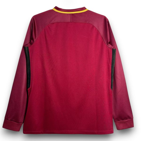 Camiseta AS Roma 2017-2018 Local Manga Larga