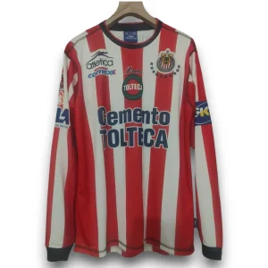 Camiseta Chivas 2002-2003 Local Manga Larga