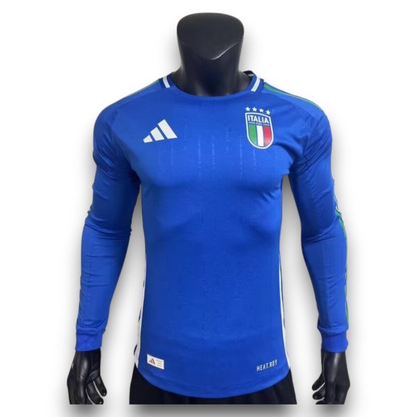 Camiseta Italia 2024-2025 Local Manga Larga – Version Pro Player