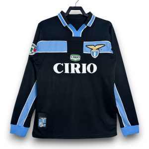 Camiseta Lazio 1998-2000 Visitante Manga Larga