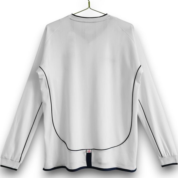 Camiseta Inglaterra 2002 Local Manga Larga