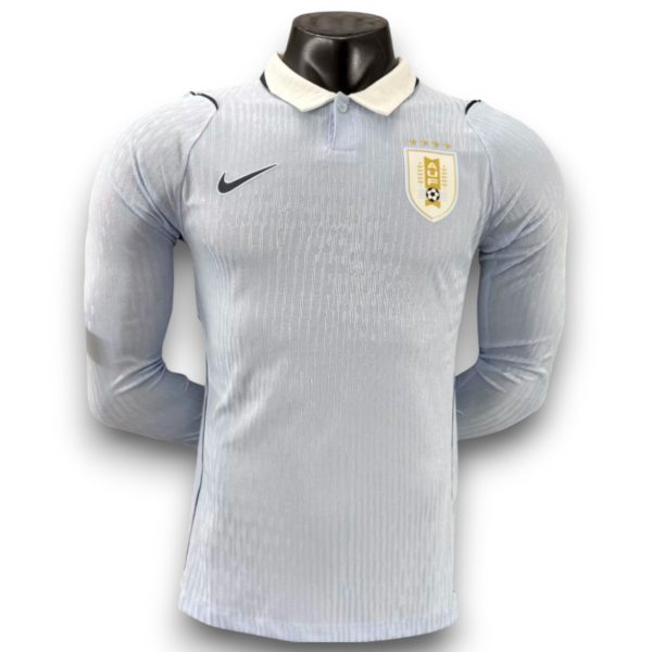 Camiseta Uruguay 2025-2026 Local Manga Larga – Version Pro Player