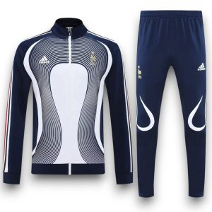 france-dark-blue-with-white-retro-model-tracksuit-Photoroom.jpg Chándal Francia 2025-2026 Local Retro – Cremallera
