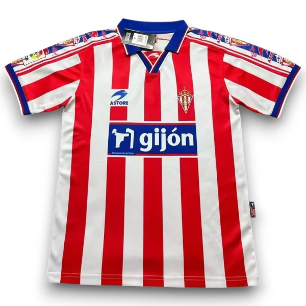 Camiseta Sporting Gijon 1999-2000 Local