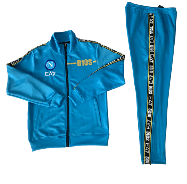 Chándal Nápoles x Maradona 22/23 Azul – Cremallera