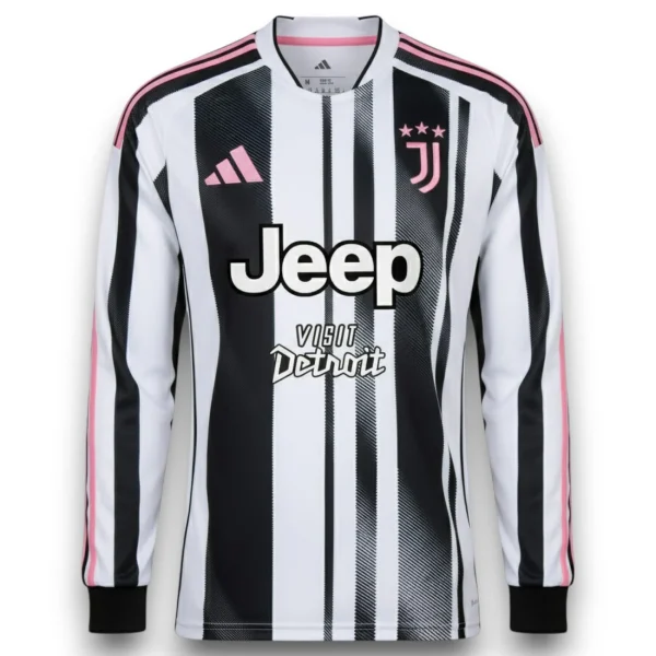 Camiseta Juventus 2025-2026 Local Manga Larga