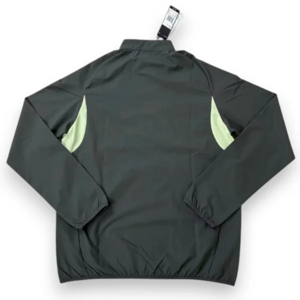 Chaqueta Real Madrid 2025-2026 – Cortavientos Negra/Verda