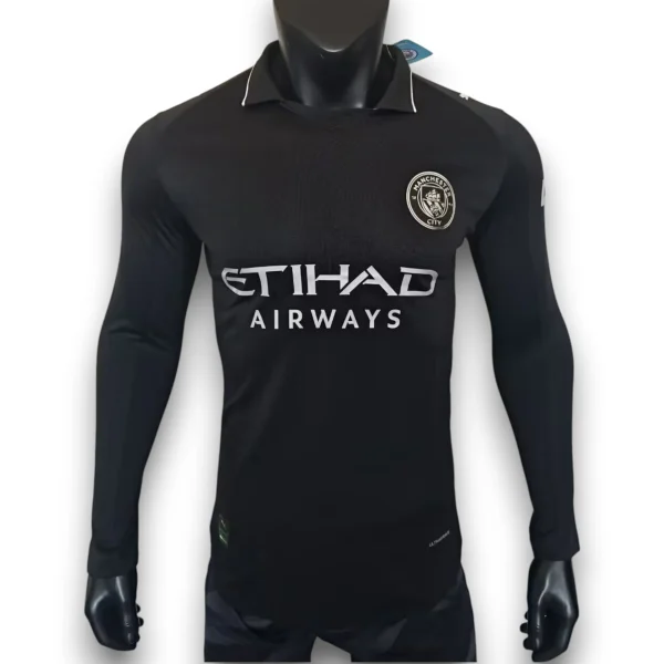 Camiseta Manchester City 2025-2026 Visitante Manga Larga – Pro Player