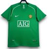 Camiseta Manchester United 2007-2008 Visitante Portero
