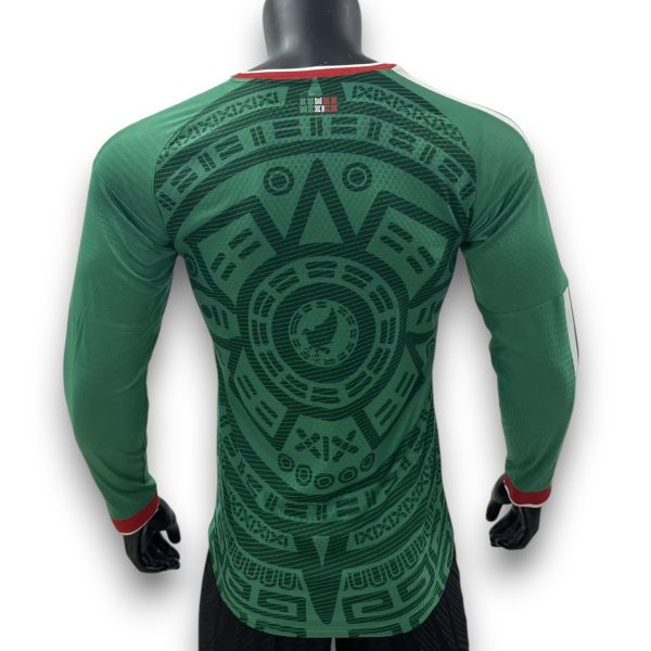 mexico-26-home-long-sleeve-player-version-1.jpg Camiseta México 2025-2026 Local Manga Larga – Version Pro Player