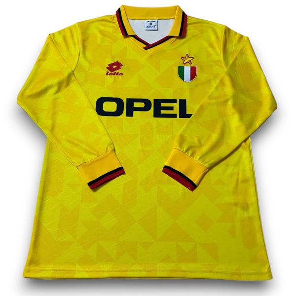 Camiseta AC Milan 1994-1995 Alternatva Manga Larga