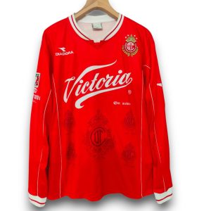Camiseta Deportivo Toluca 1998-1999 Local Manga Larga